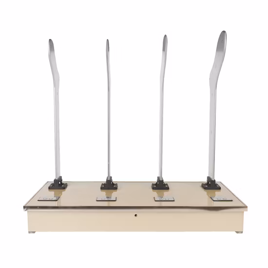 Электрическая машина для посадки носков небольшого размера для глажки и установки носков